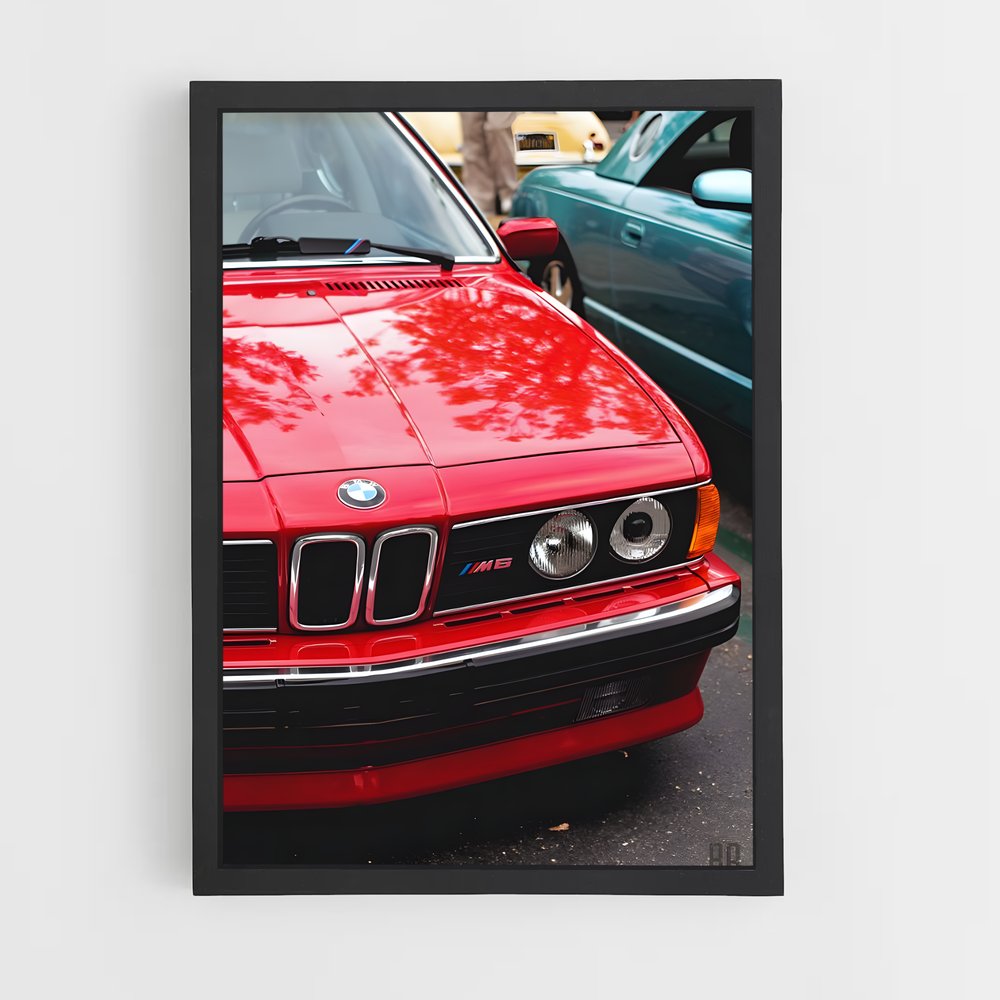 Poster M6 Passion Rouge – affiche BMW (vue 2)